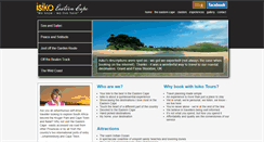 Desktop Screenshot of isikotours.co.za